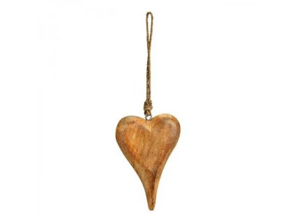 zavesne srdce z mangoveho dreva prirodni 10x14x2cm