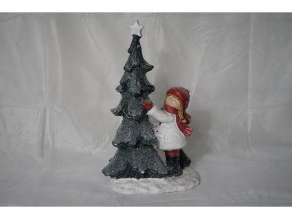 A.Holčička stromek LED světlo MgO keramika č.MT440 1