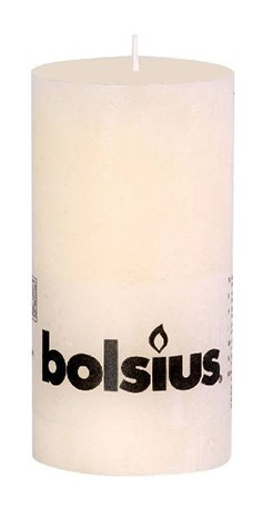 Svíčka válec Bols. Rustic. slonová kost _ 68x130mm