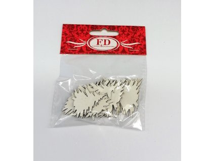 STROMEK DŘEVO 12 ks/bal. bílý