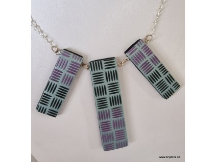 Náhrdelník tři obdélníčky