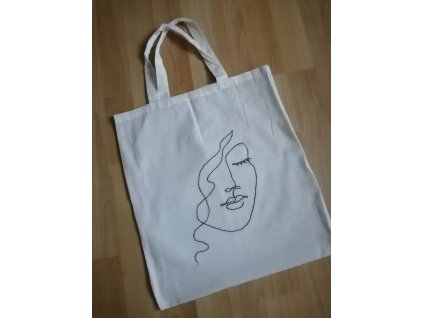 Plátěná taška silueta