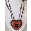 Náhrdelník měděné srdce