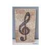 STRING ART obraz Houslový klíč