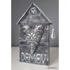 Domek DOMOV stříbrný se šnekem