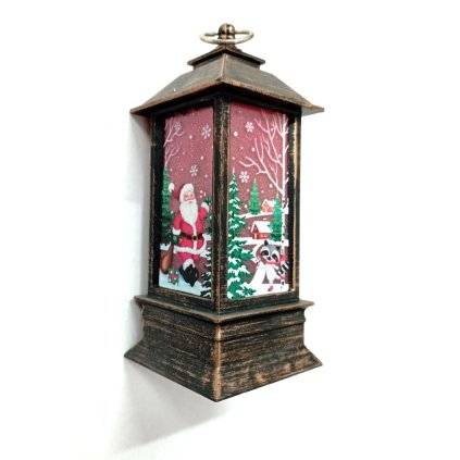 Vánoční dekorace - svítící lucernička