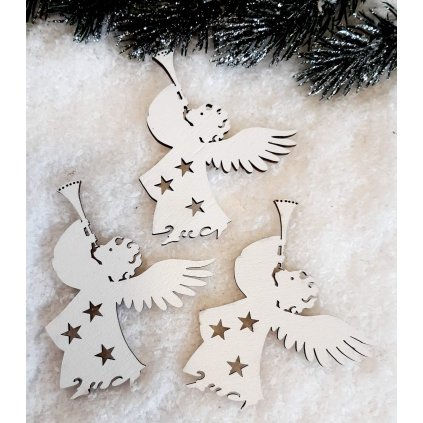 Vánoční dekorace - anděl/trubač