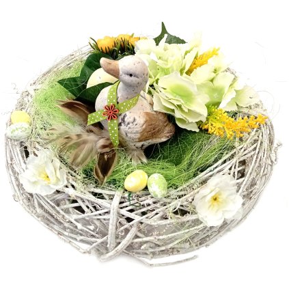 Velikonoční košík s kachničkou