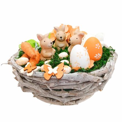 Velikonoční dekorace - zaječí kamarádi  Velikonoční dekorace - zaječí kamarádi