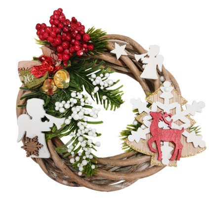 Třpytivý pohádkový adventní věnec  Třpytivý pohádkový adventní věnec