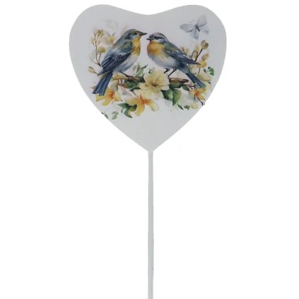 Plechový zápich srdce  Plechový zápich srdce