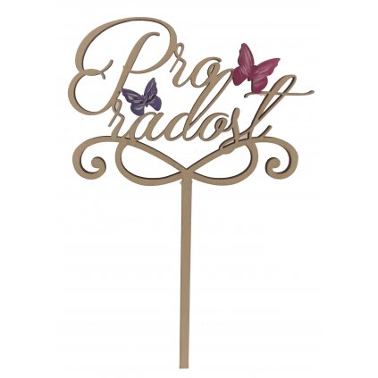 Zápich Pro radost s pozadim