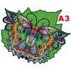 Puzzle motýl A3 1