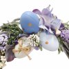 Velikonoční věnec-Modrý květ  Velikonoční věnec šedý Ø 35 cm