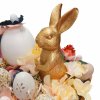 Velikonoční truhlík s králíkem  Velikonoční dekorace na stůl 22 x 18 x 26cm