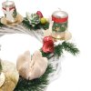 Adventní věnec tradiční se zlatými svíčkami  Adventní věnec tradiční