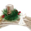 Luxusní adventní věnec se bílými svíčkami  Luxusní adventní věnec