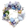 Velikonoční věnec s modrými hortenziemi  Velikonoční věnec s modrými hortenziemi