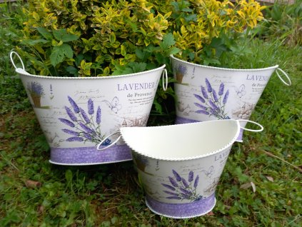 plechové obaly levandule