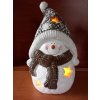 sněhulák na svíčku 30 cm