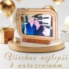 dřevěný fotorámeček A4