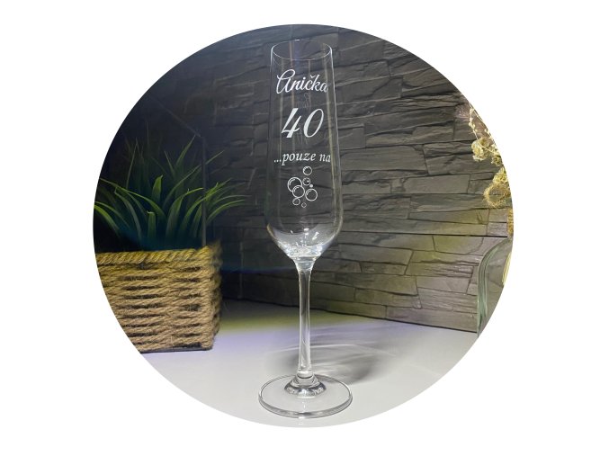 Sklenice na sekt - originální dárek