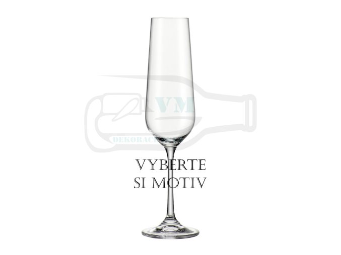 Sklenice na sekt - oslava