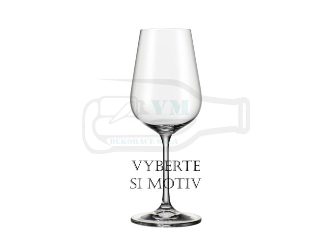 Sklenice na víno - pískované - oslava