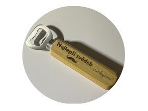 Dřevěný otvírák pro svědka