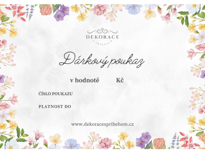 Dárkový poukaz 2