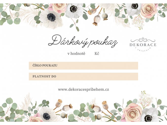 Darkovy poukaz dekor 7