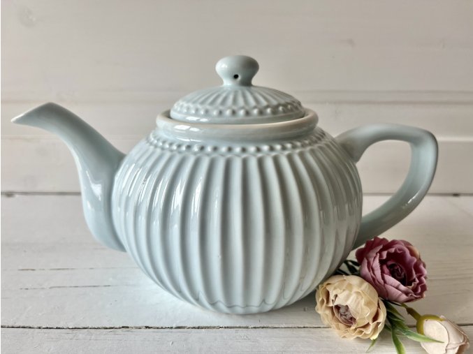 Cajova konvice GreenGate Alice pale blue 1