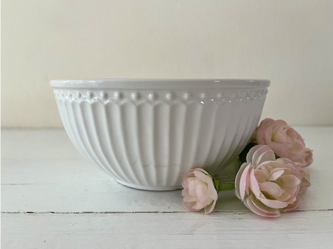 Porcelanova miska Alice white GreenGate