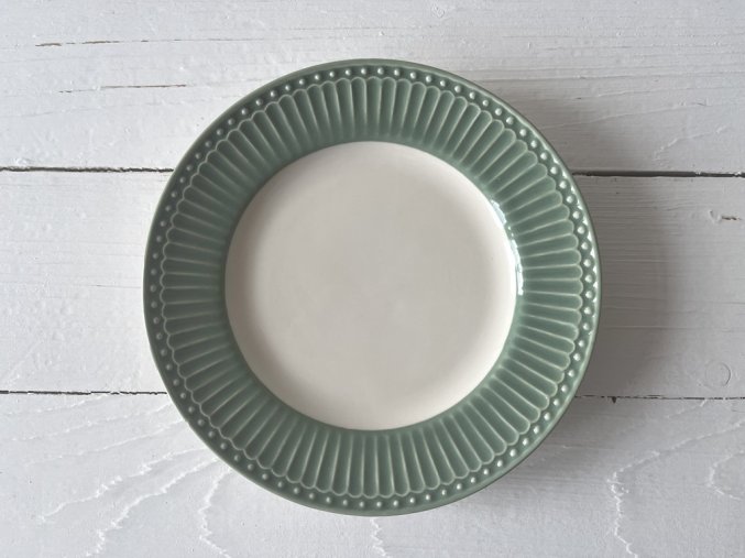 Dezertní talířek Alice dusty green GreenGate