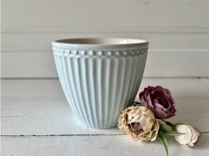 Hrnek na latte Alice pale blue GreenGate 4