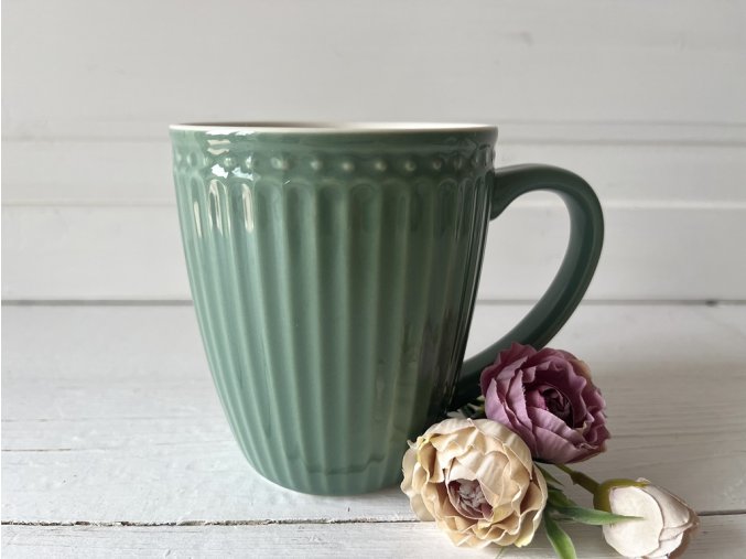 Hrnek Alice dusty green GreenGate