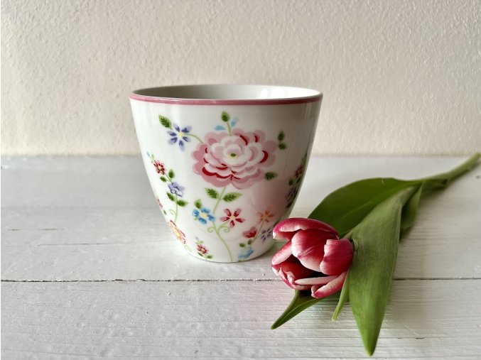 Hrnek na latte Columbine white GreenGate
