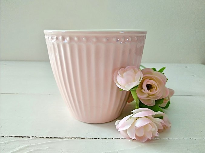 Hrnek na latte Alice pale pink GreenGate