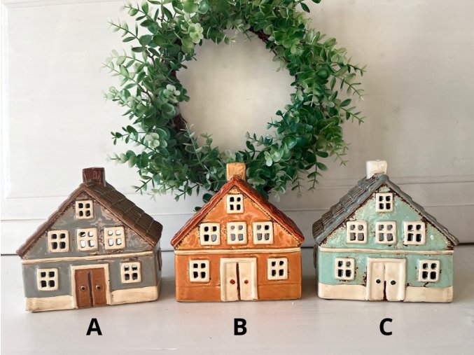 Keramické domečky