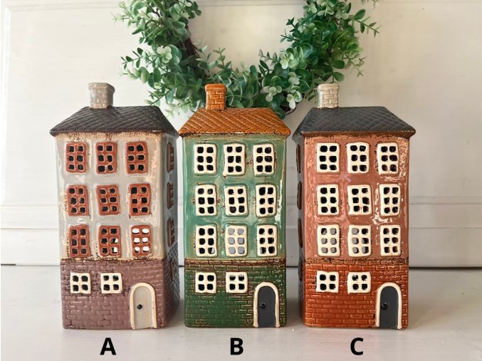 Keramické domečky