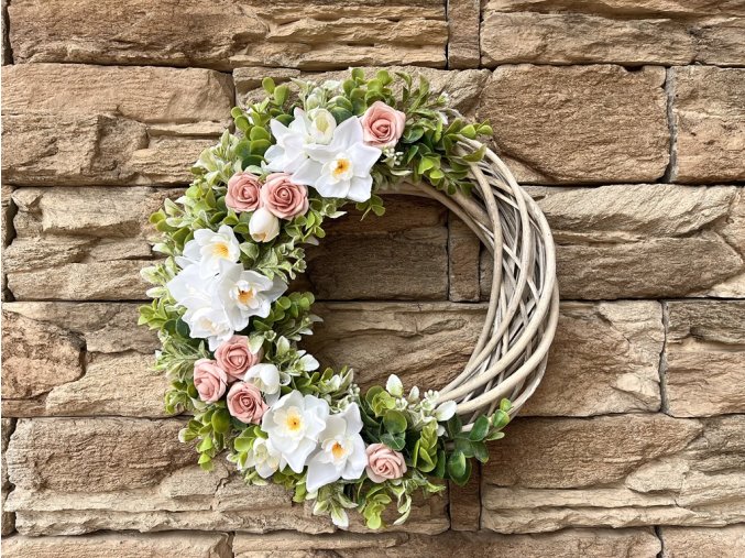 Jarní věnec s narcisky 4