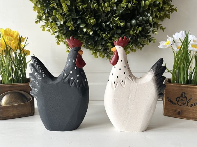 Dekorace slepička a kohoutek 7