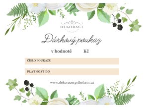 Dárkový poukaz 1