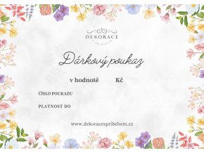 Dárkový poukaz 2