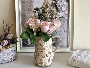 Keramicky dzban s kvitky Floral Cartoon 2