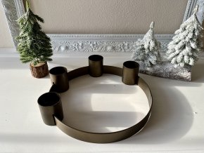 Adventní kovový svícen IB Laursen 1