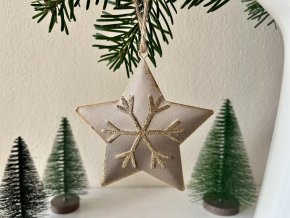 Závěsná ozdoba zlatá - 3 varianty