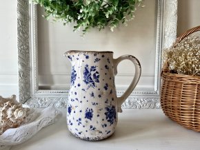 Keramicky dzban s modrymi ruzemi Blue Rose 3