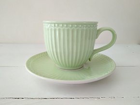 Salek s podsalkem Alice pale green GreenGate