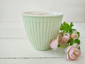 Hrnek na latte Alice pale green GreenGate